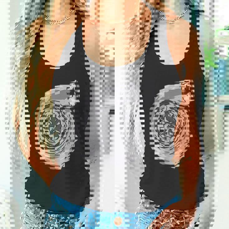 チューニング ターボチャージャー モータースポーツ 車好き 車 ターボ エンジン タンクトップ