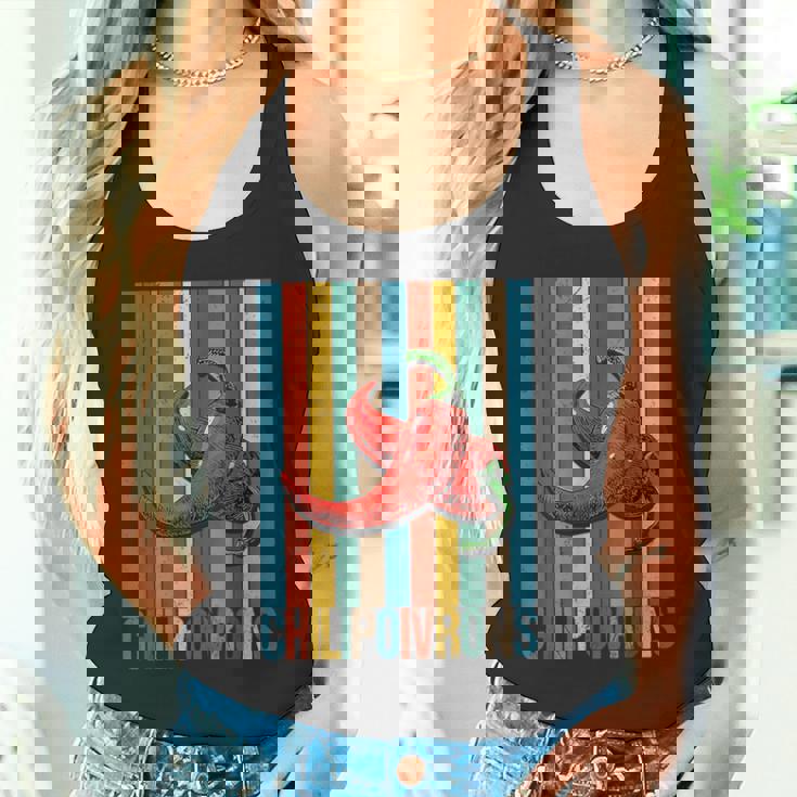 チリペッパー、レッドチリペッパー、レッドホットヴィンテージチリペッパー タンクトップ