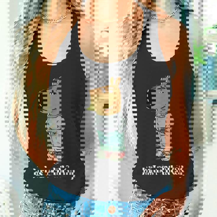 チル・ガイ・ドッグ・ティー・ファニー・チル・ガイ・ミーム タンクトップ