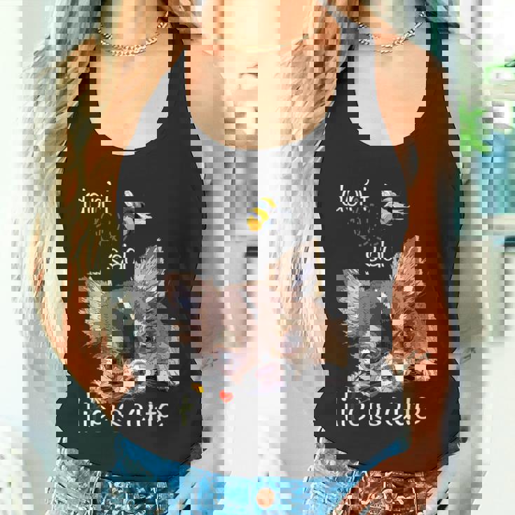 チワワ ロングヘア チワワ ロングヘア 子犬 犬好き タンクトップ