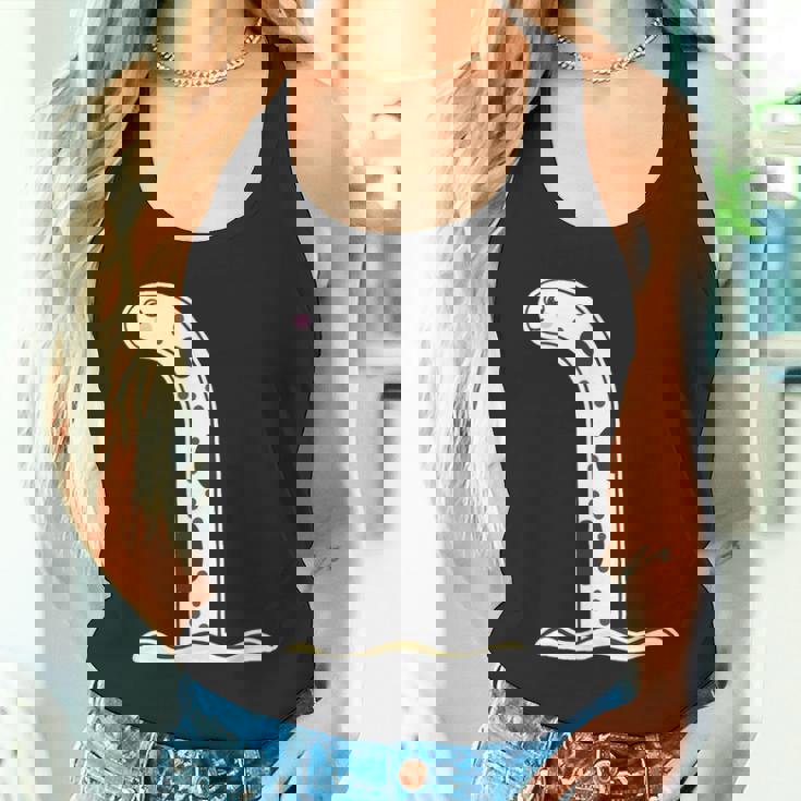 チンアナゴ（Big ビッグ）【どうぶつフレンズ】魚 水族館の生き物 かわいい 面白い 動物 イラスト キャラクター タンクトップ