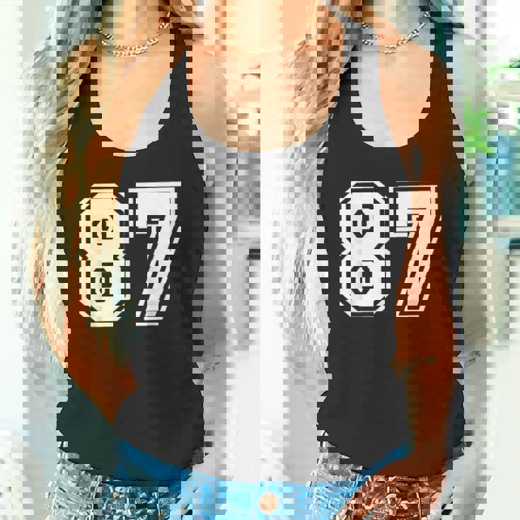 チームジャージーナンバー87 スポーツギフト タンクトップ