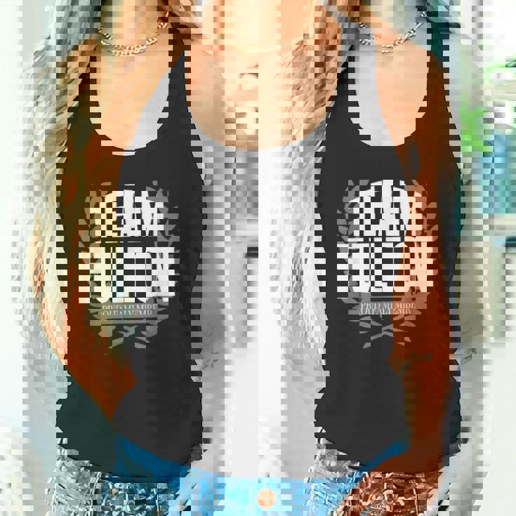 チームフルトンプラウドファミリーメンバーフルトン タンクトップ