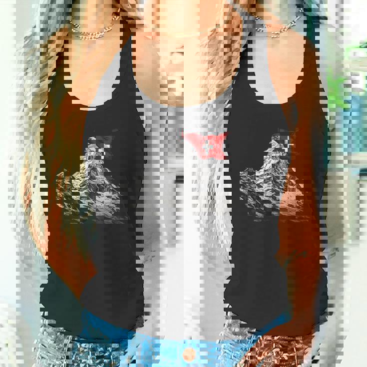 ツェルマットのマッターホルン スイス アルプス山脈 タンクトップ