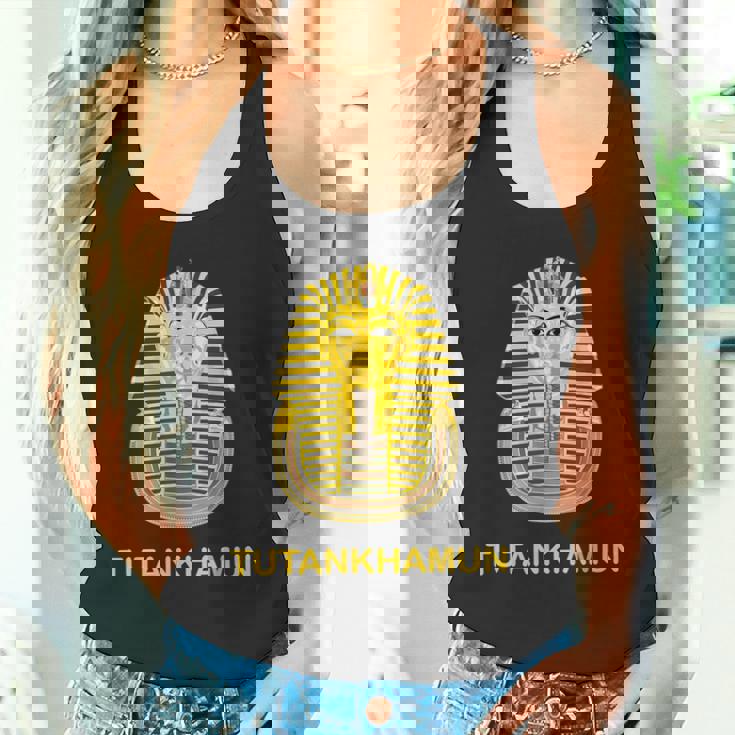 ツタンカーメン ゴールドマスク ツタン王 ファラオ 古代エジプト タンクトップ