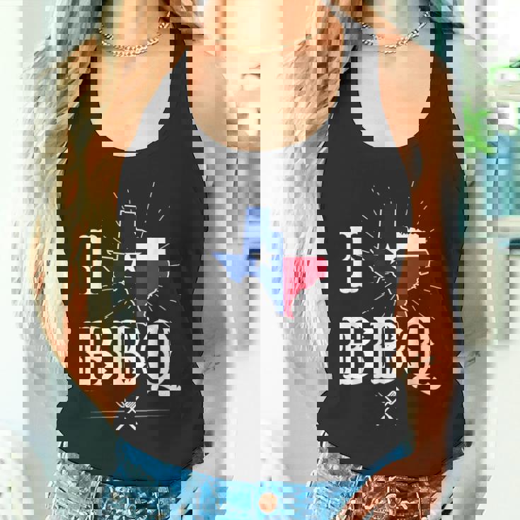 テキサス州旗 バーベキューギフト テキサスバーベキュー タンクトップ