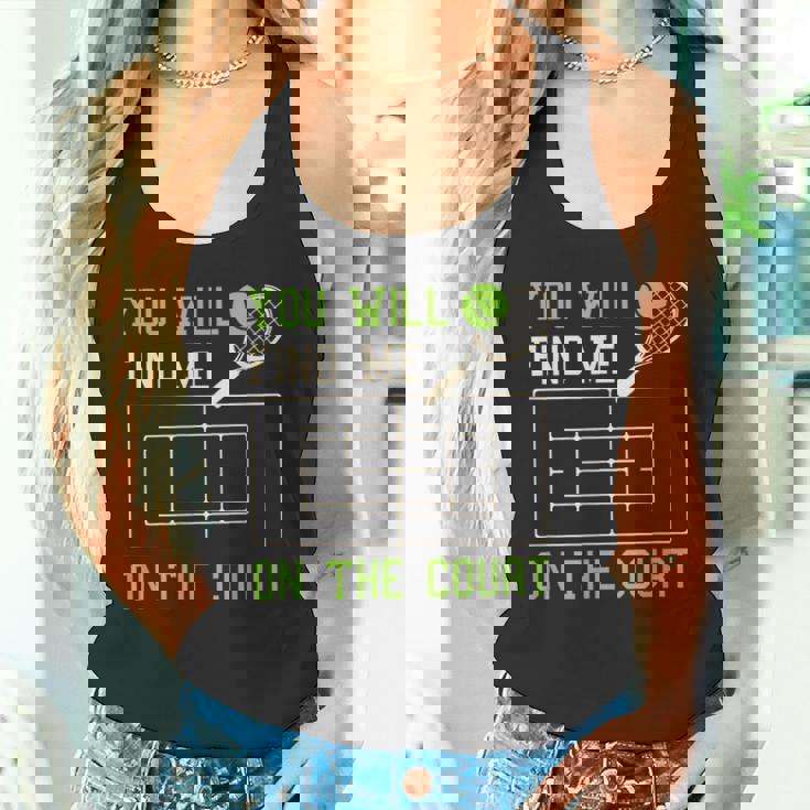 テニスコート テニスプレーヤー おもしろ名言集 タンクトップ