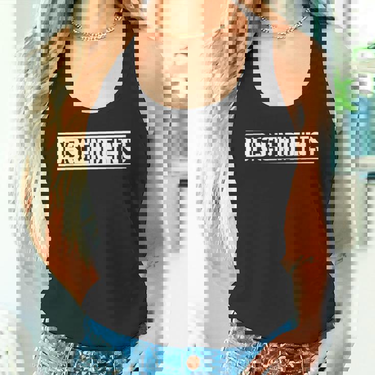 ディセンデント クラシックデザインtシャツ タンクトップ