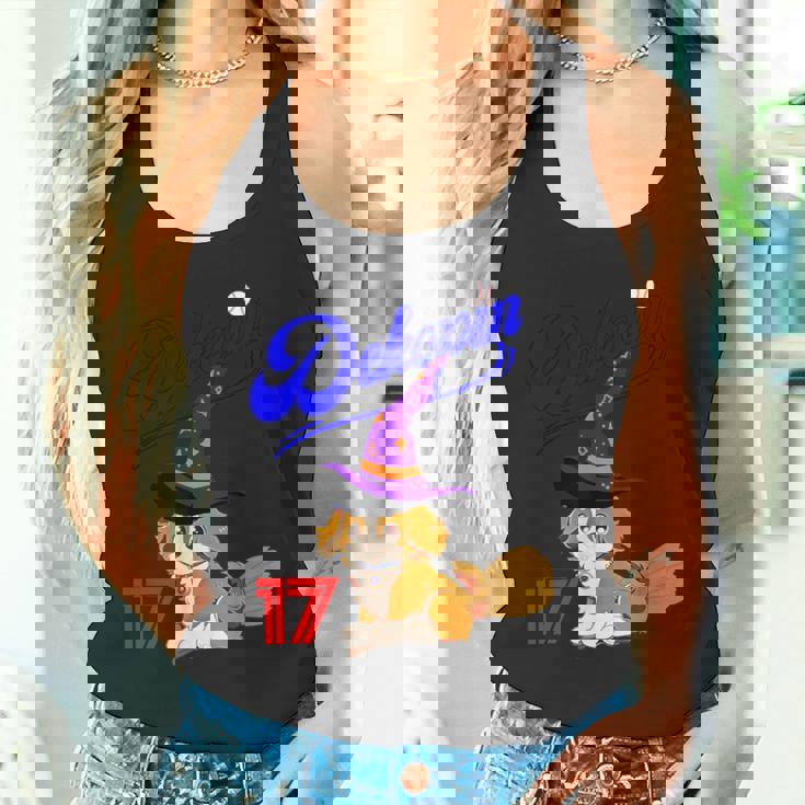 デコピン、デコイ、犬シャツ、No17、愛犬、コーイケルホンディエ、野球観戦、Dekopin Decoy ハロウィン タンクトップ