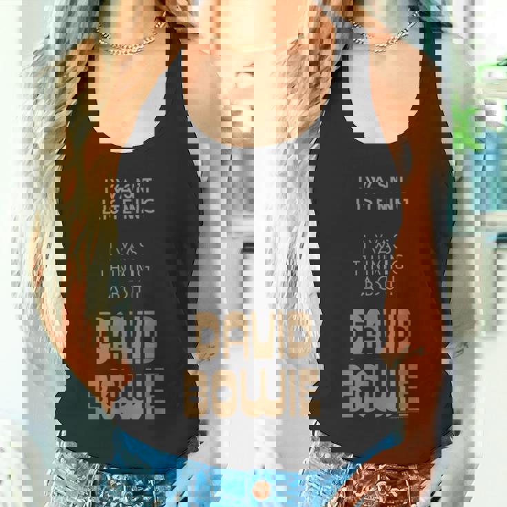 デヴィッド・ボウイ 聞いていなかった ボウイのことを考えていた タンクトップ