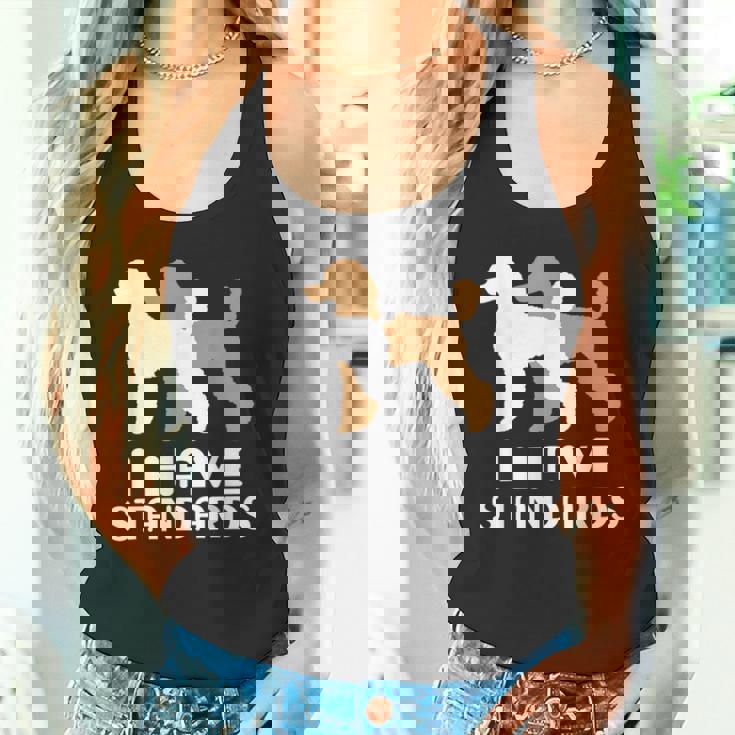 トイプードル I Havetandard プードル タンクトップ