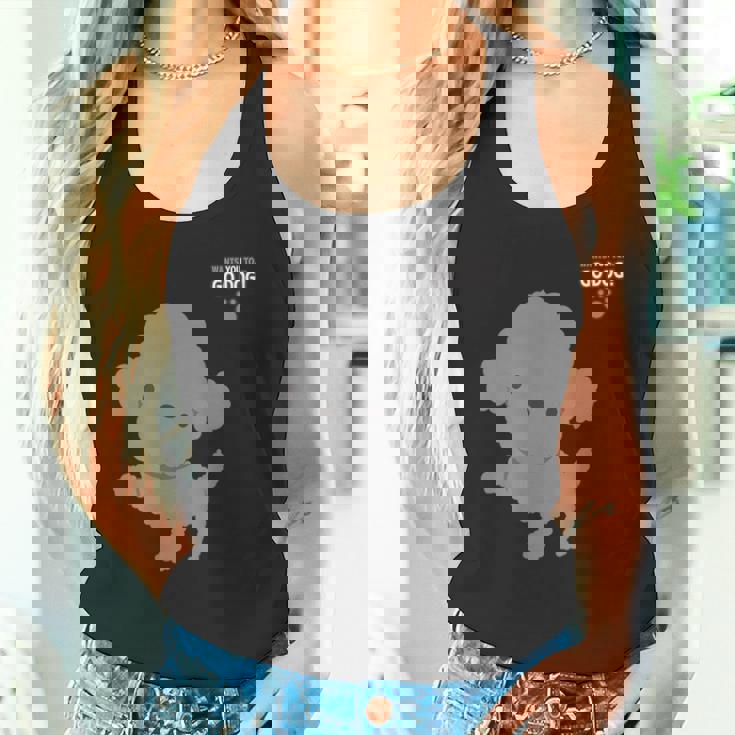 トイプードルシリーズ「シルバー（グレー）」 タンクトップ