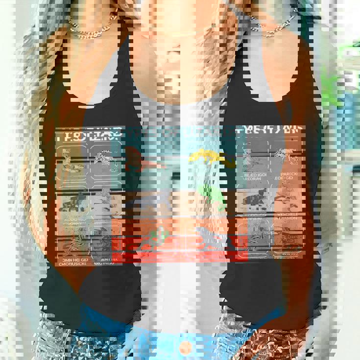 トカゲ 爬虫類 フトアゴヒゲトカゲ 動物 ポスター 種 ヤモリ タンクトップ