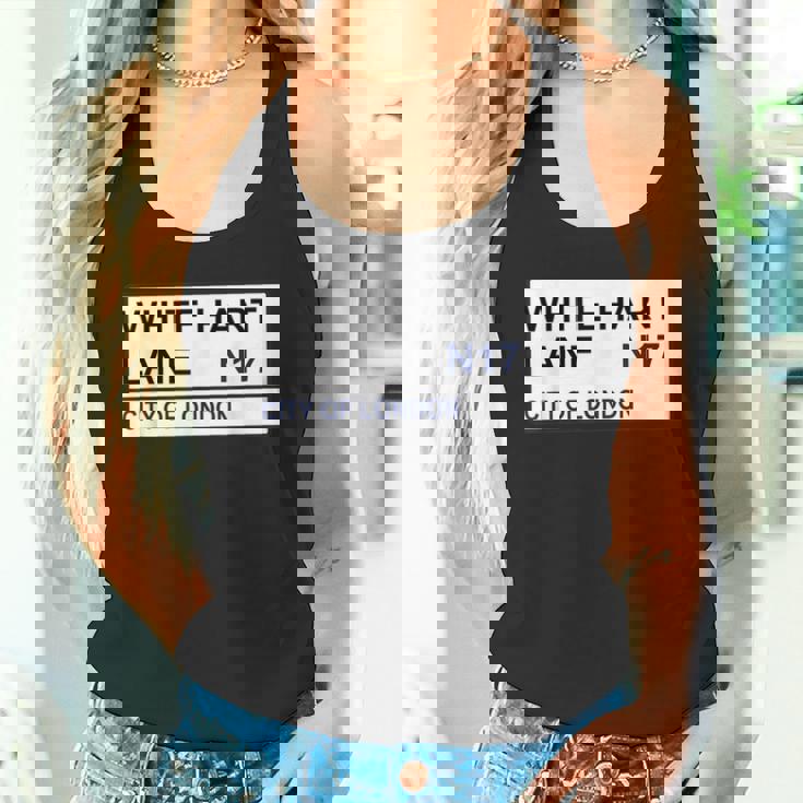 トッテナム フットボールチーム ホワイト ハートレーン ストリートサイン タンクトップ