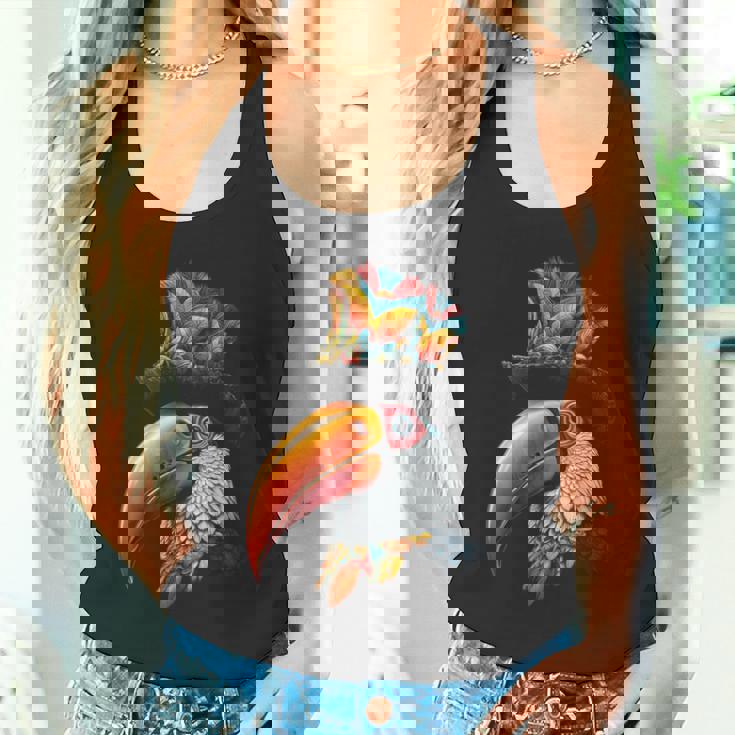 トラ 動物 動物園 イラスト トラ タンクトップ