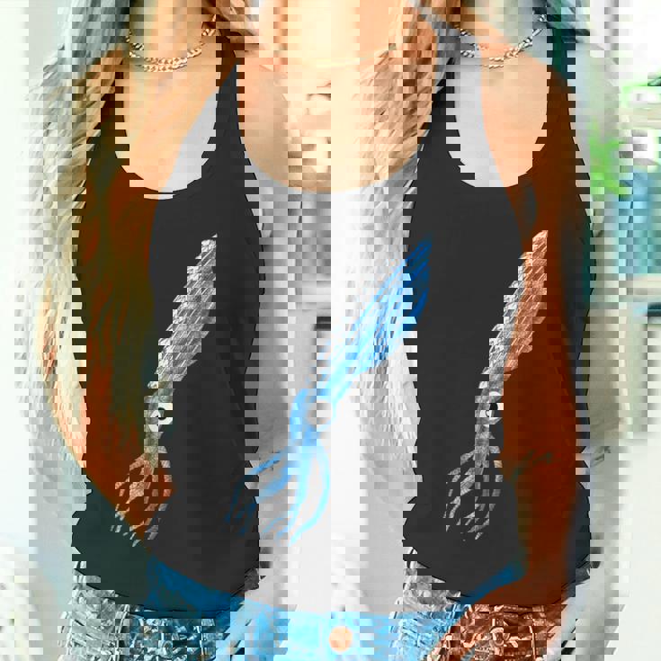 トライバル イカ 海の動物 タンクトップ