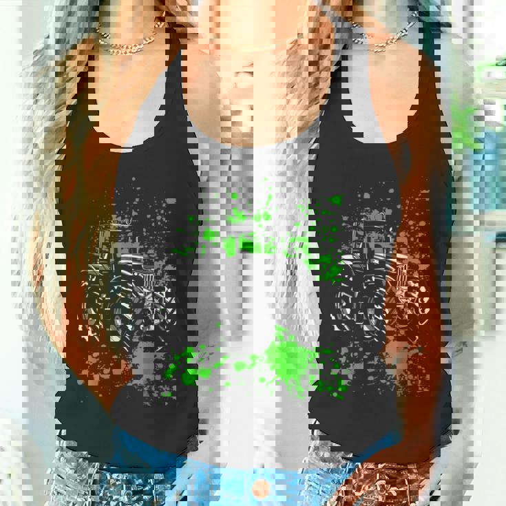 トラクターシャツ レトロトラクターtシャツ ビンテージファーマーギフト タンクトップ