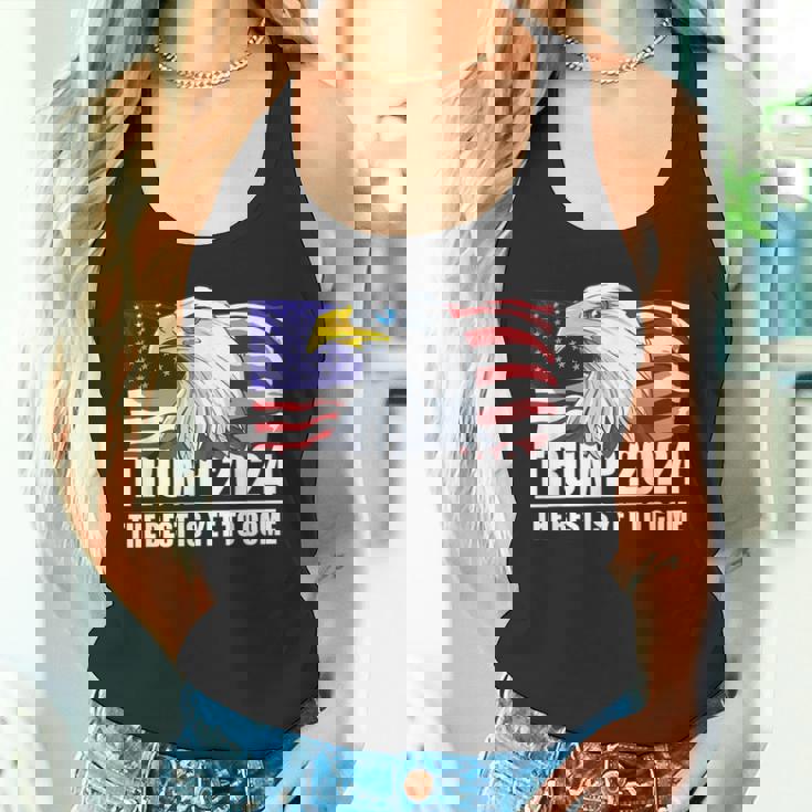 トランプ 2024年 イーグル アメリカ国旗 ドナルド・トランプ選挙 2024年 タンクトップ