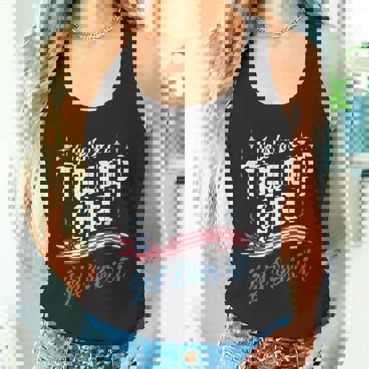 トランプガールレッドtシャツ ドナルド・トランプ大統領2024 タンクトップ