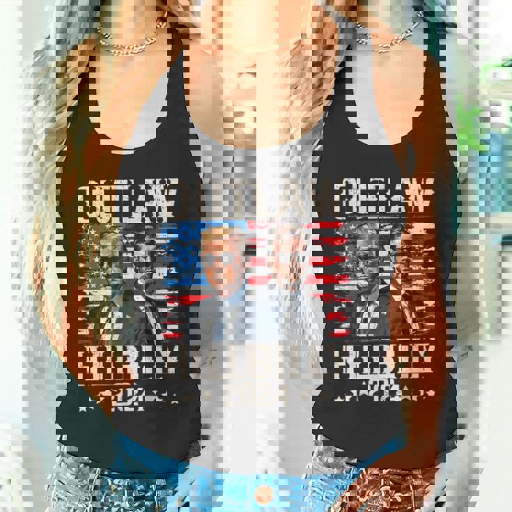 トランプ・ヴァンス'24 アウトロー・ヒルビリーアメリカ国旗ヴィンテージ タンクトップ