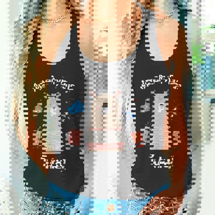 トルコ アルパカ マイバッグ ラマ アルパカ トルコ タンクトップ