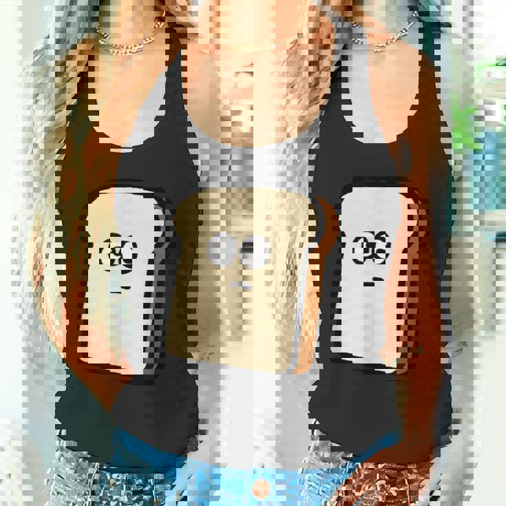 トーストくん パン 食パン かわいい イラスト ゆるキャラ メンズ レディース キッズ タンクトップ