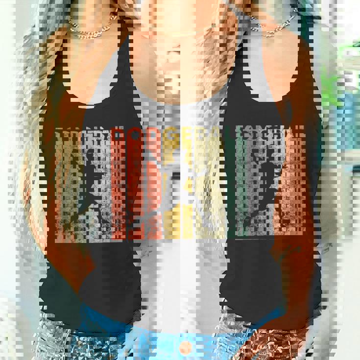 ドッジボール選手 レトロ ドッジボール ギフト タンクトップ