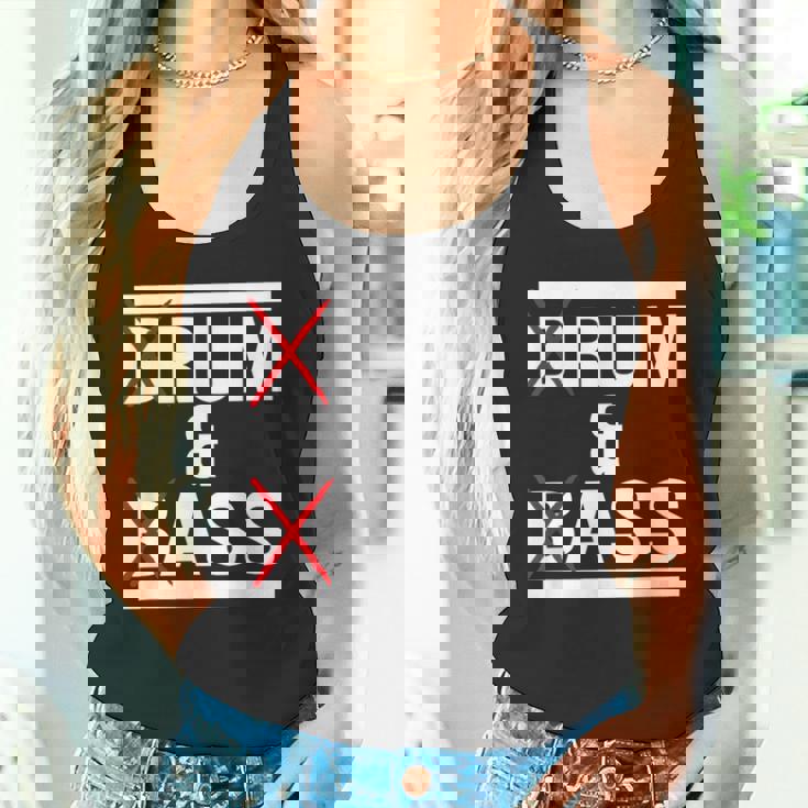 ドラムンベース Dnb 面白いモチーフ タンクトップ