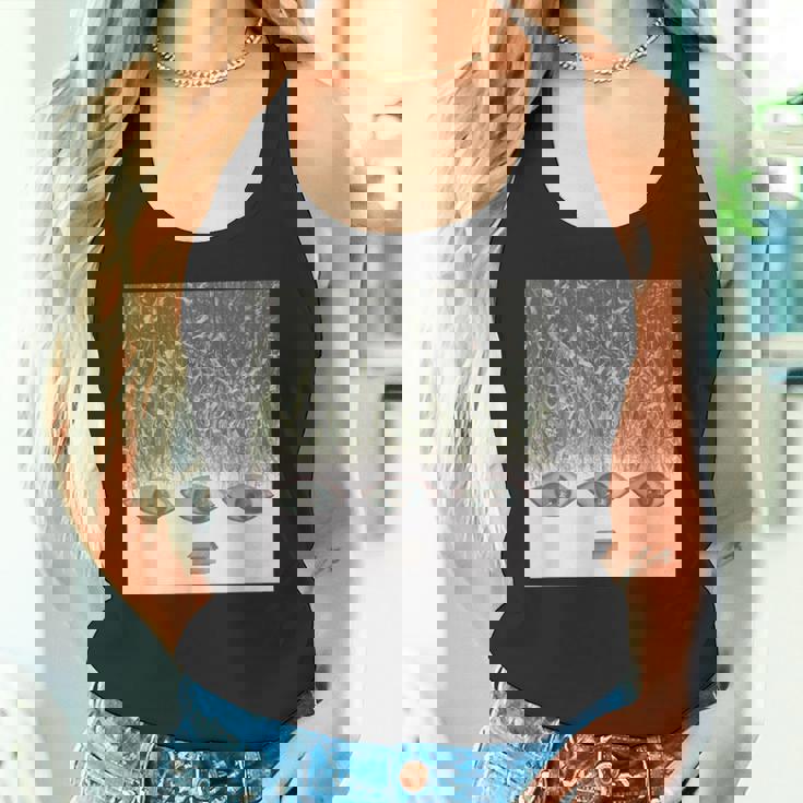 ドリームコアウィアードコア服エステティックコーンフィールドアイズ タンクトップ