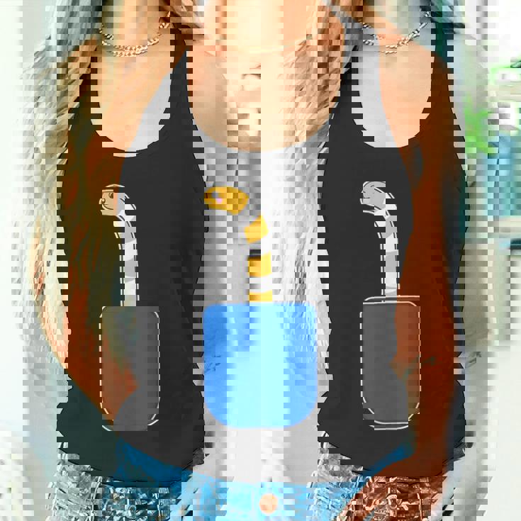 ニシキアナゴ（いん・ざ・ぽけっと）【どうぶつフレンズ】魚 水族館の生き物 かわいい 面白い 動物 チンアナゴ イラスト タンクトップ