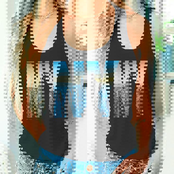 ニューヨーク市のデザインnyc自由の女神アーバン タンクトップ