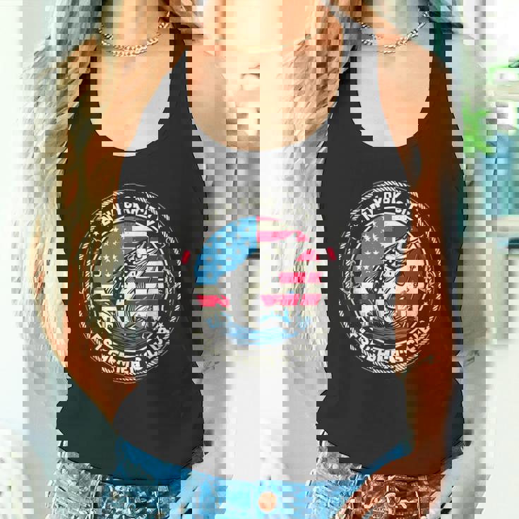 ニューヨーク市フィッシャーマンズクラブ アメリカ国旗釣り タンクトップ