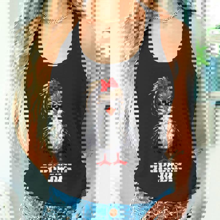 ニワトリ ママ 農業 農家 鶏牧場 面白い 鶏 タンクトップ