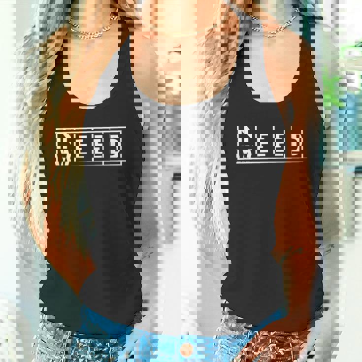 ニード・ウィード・ファニー 420 ガンジャ・ストーナー タンクトップ