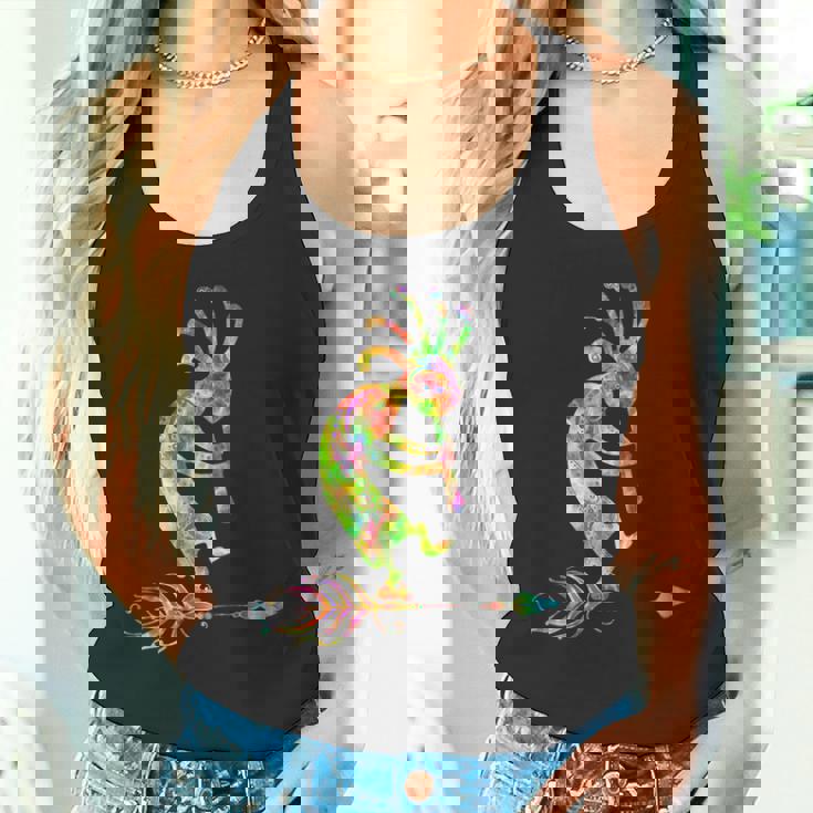 ネイティブアメリカン ココペリ 羽付き 1 ファンファン ファン タンクトップ