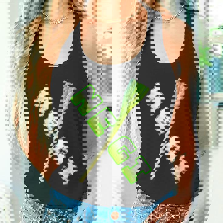 ネギ Negi【The 野菜】葱【変なtシャツ屋さん】面白いポップ デザイン タンクトップ