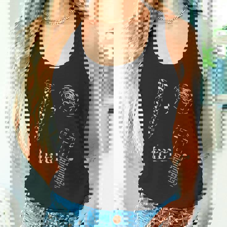 ネジナットとボルト 面白い皮肉 タンクトップ