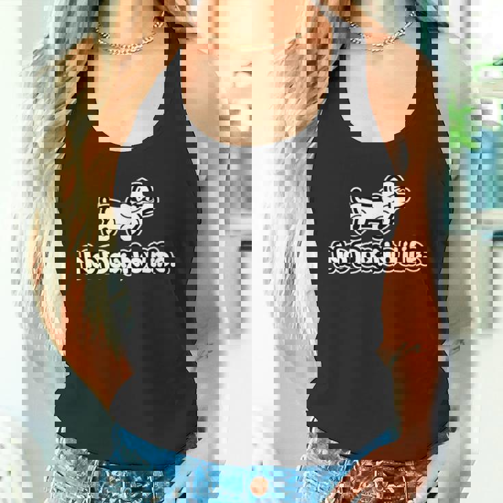 ノー ダックス ノー ライフ No Daxno Life フロント＆バックプリント タンクトップ