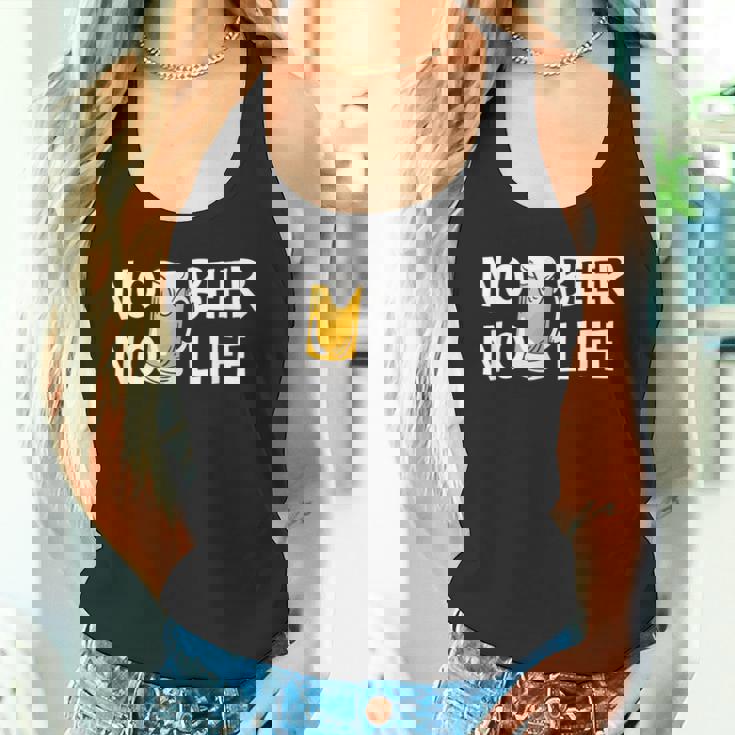 ノービアノーライフ ビール好き ノービールノーライフ 酒飲み 酒好き ビアガーデン ビール タンクトップ