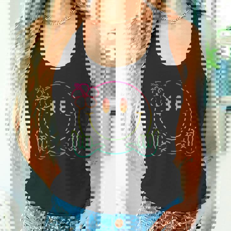 ハイビスカス シャカ スマイルフェイス レインボー ハッピーフェイス アロハ ハワイアン タンクトップ