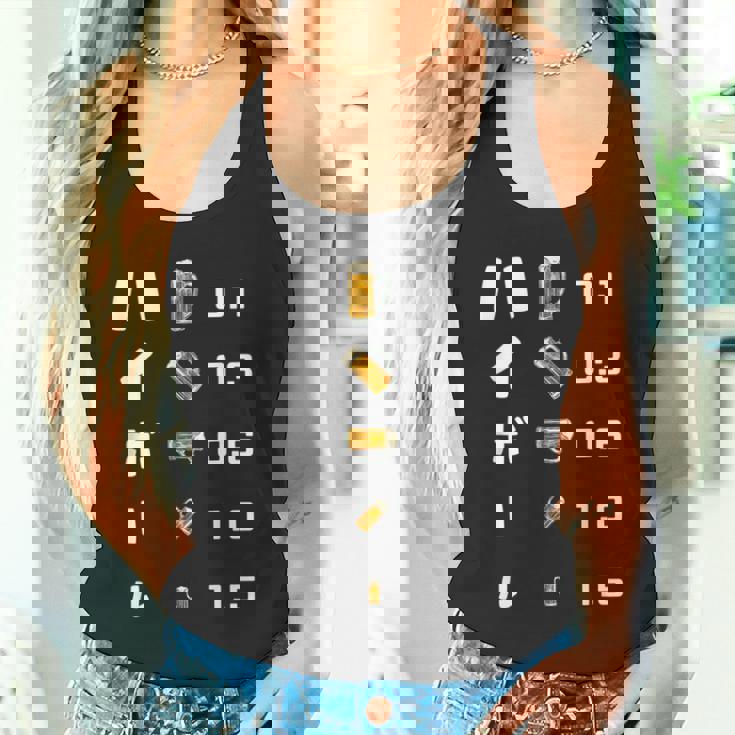 ハイボール 視力検査 バーボン おもしろ 酒飲み 酒好き 居酒屋 ウィスキー ハイボール好き タンクトップ