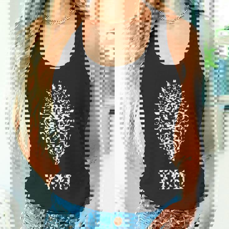 ハカマオリダンス部族ニュージーランドマオリハカラグビーファン タンクトップ