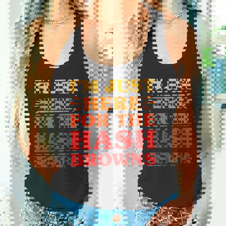 ハッシュブラウンズ I Love Hash Browns面白い食べ物 ハッシュブラウンズ好き タンクトップ