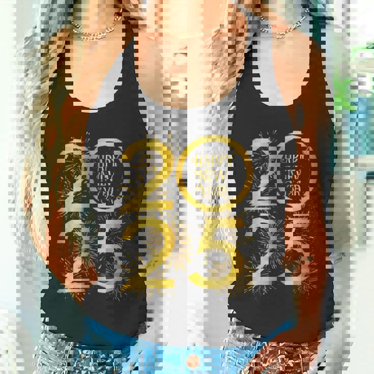 ハッピーニューイヤーパーティー用品 2025年新年花火 タンクトップ