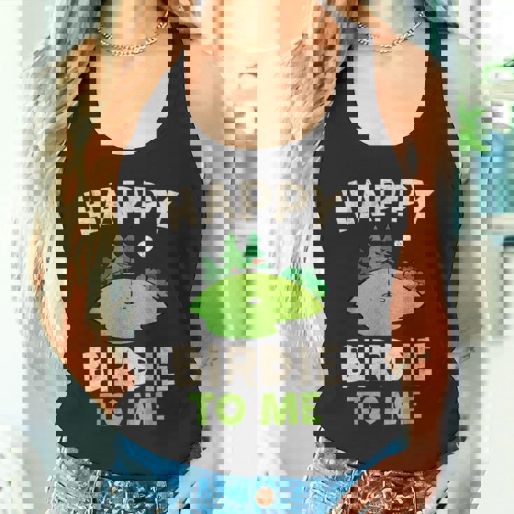 ハッピーバーディー ゴルフ 面白い ホール 文字入り メンズ おもしろ 面白い 服 オリジナル おもしろグッズ 文字 タンクトップ