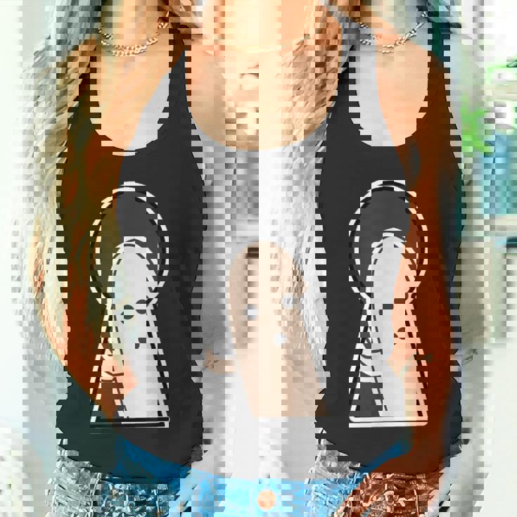 ハニワ くん 埴輪『古墳の 窓から』【ゆるフレンズ】歴史土器 キャラクター かわいい イラスト 面白い タンクトップ