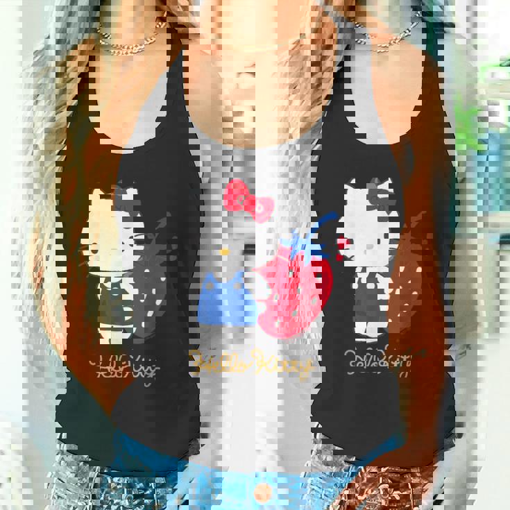 ハローキティ いちご ダークカラー タンクトップ