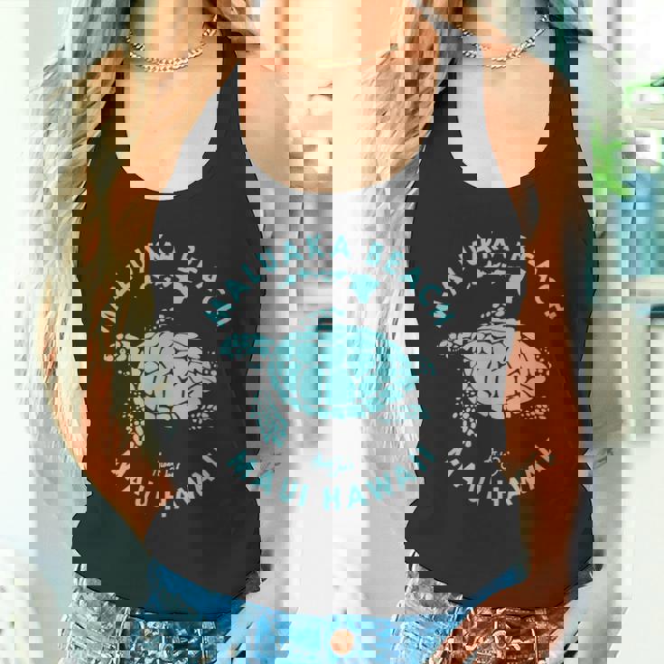 ハワイ ホヌ ウミガメ マルカビーチ マウイ タンクトップ