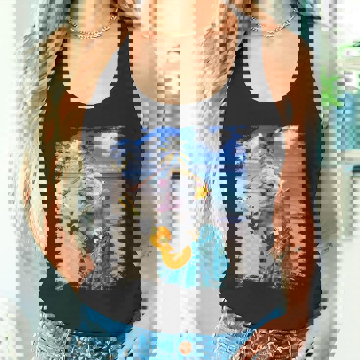 ハワイのトロピカルポッサム、アロハオポッサム。 タンクトップ