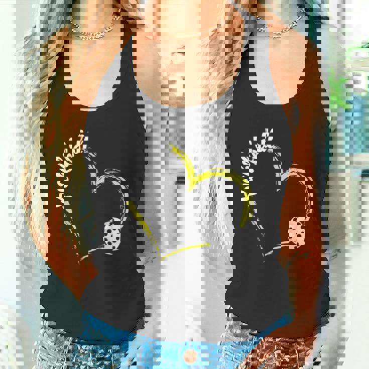 ハート ピックルボール ラブパドル スポーツ ピックルボール タンクトップ